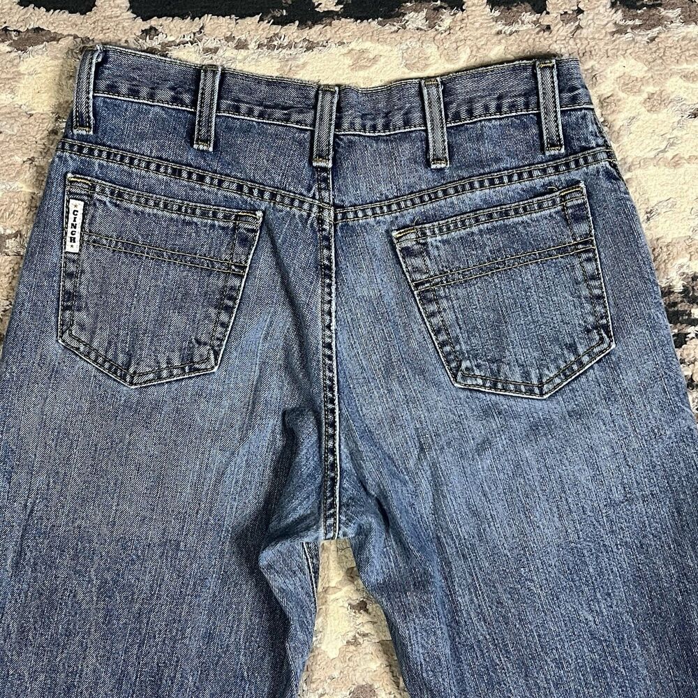 Cinch Jeans Men’s White Label Relaxed 31(30)x34 Straight Leg MB92834 Workwear - Picture 7 of 12